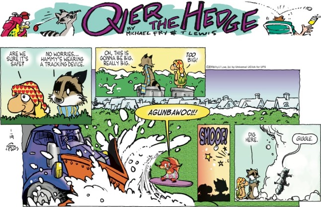 Over the Hedge by T Lewis and Michael Fry January 19, 2014