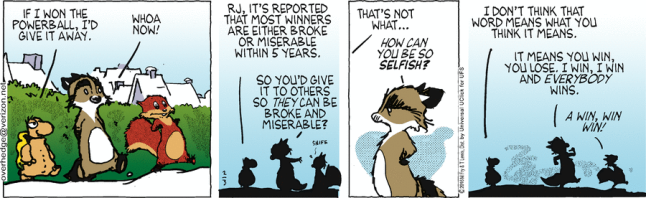 Over the Hedge by T Lewis and Michael Fry for February 03, 2016